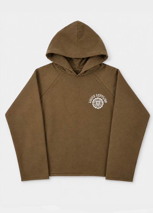 Hoodie raw edge AMISH
