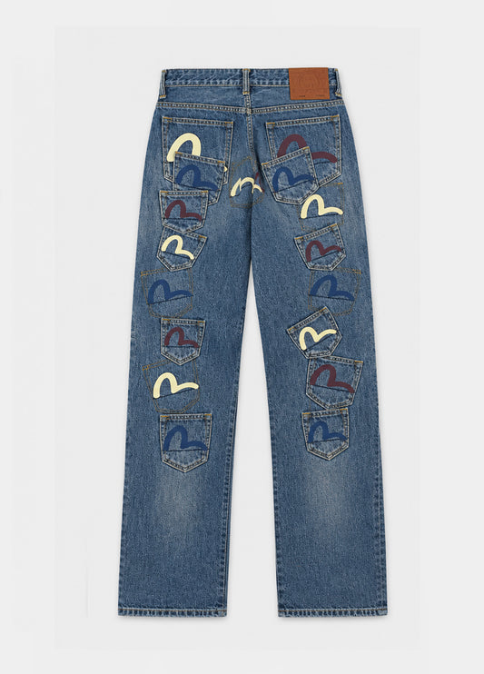 Jeans multi-pocket EVISU