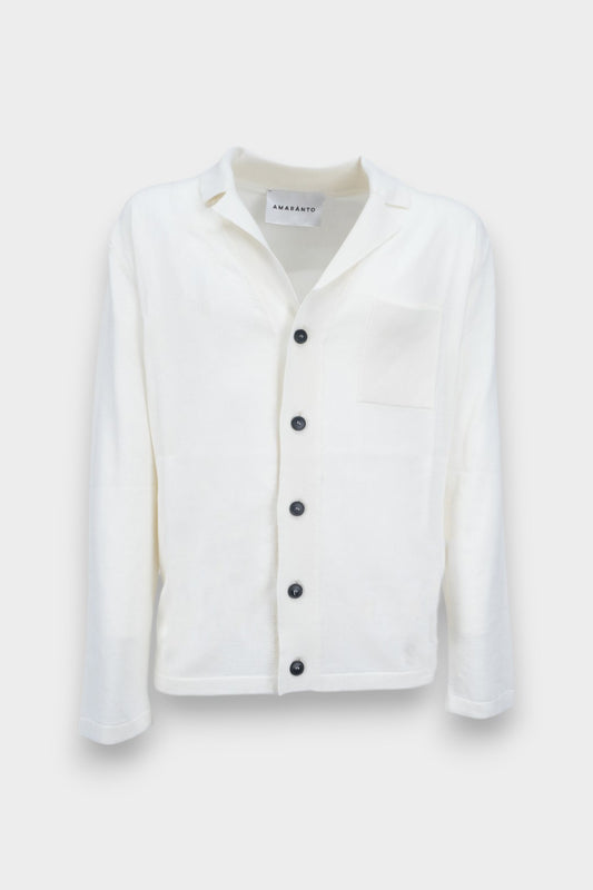 Cardigan collo bowling AMARANTO