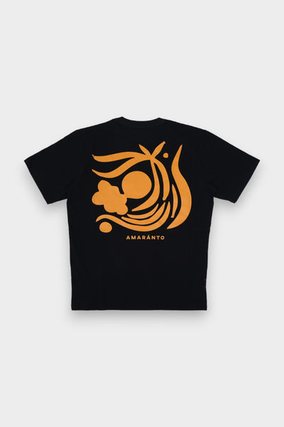 -T-Shirt logo AMARANTO